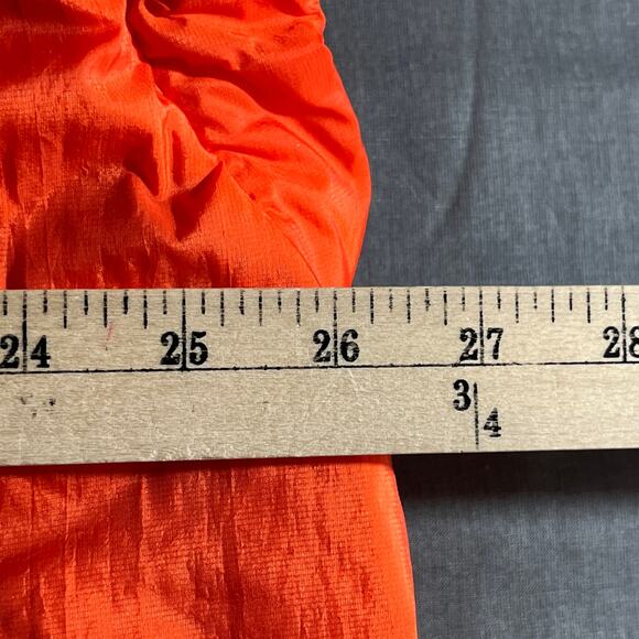 Free People Movement In‎ A Bubble Puffer Vest Large Flame Red Oversized Zip NEW - Picture 10 of 10